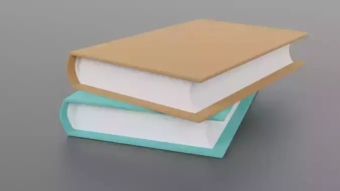Books for mockup 3D model