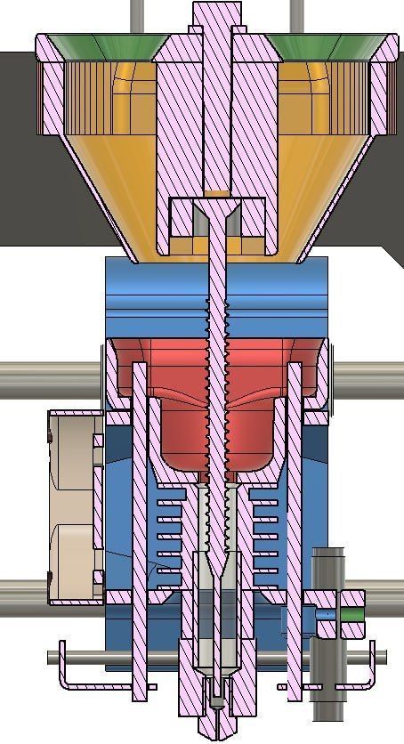 Granules extruder for prusa i3 mk3 mk3s 3D model_5