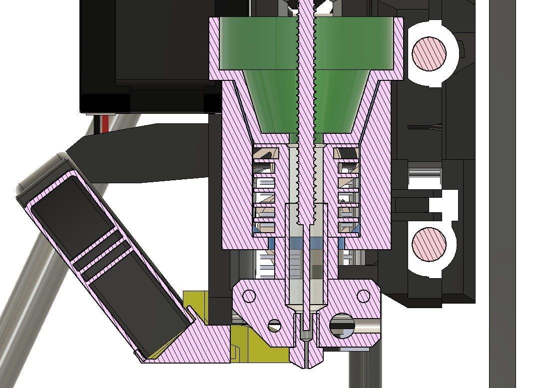 Granules extruder for prusa i3 mk3 mk3s 3D model_9