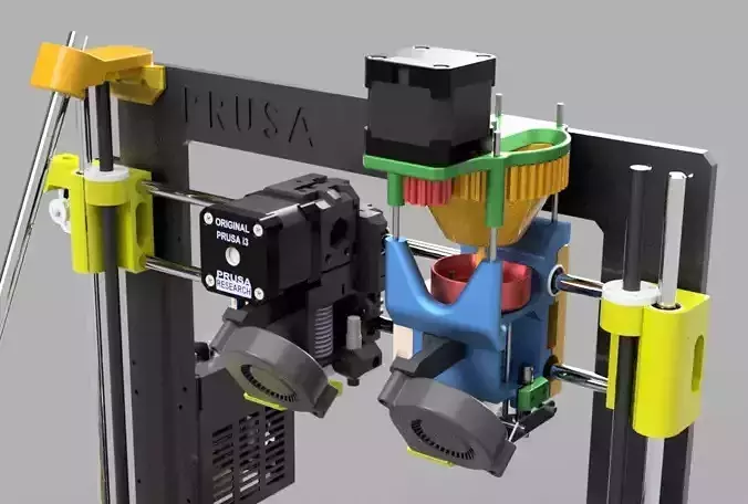 Granules extruder for prusa i3 mk3 mk3s