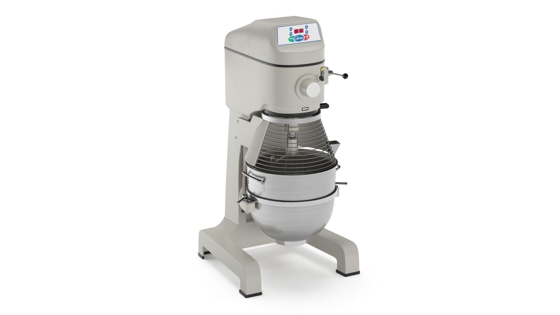 Commercial Planetary Floor Mixer Globe SP40 3D model_8