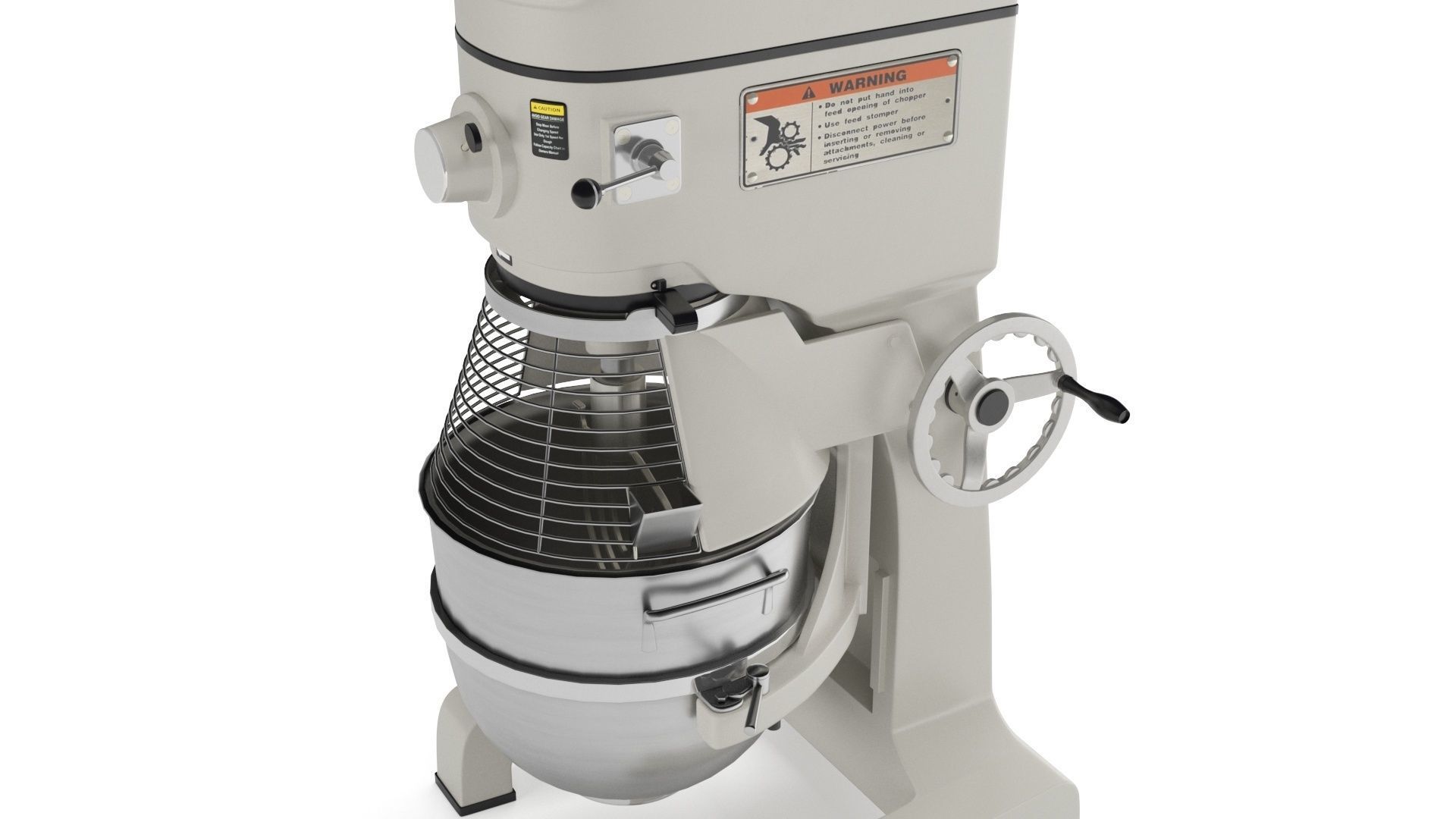 Commercial Planetary Floor Mixer Globe SP40 3D model_9