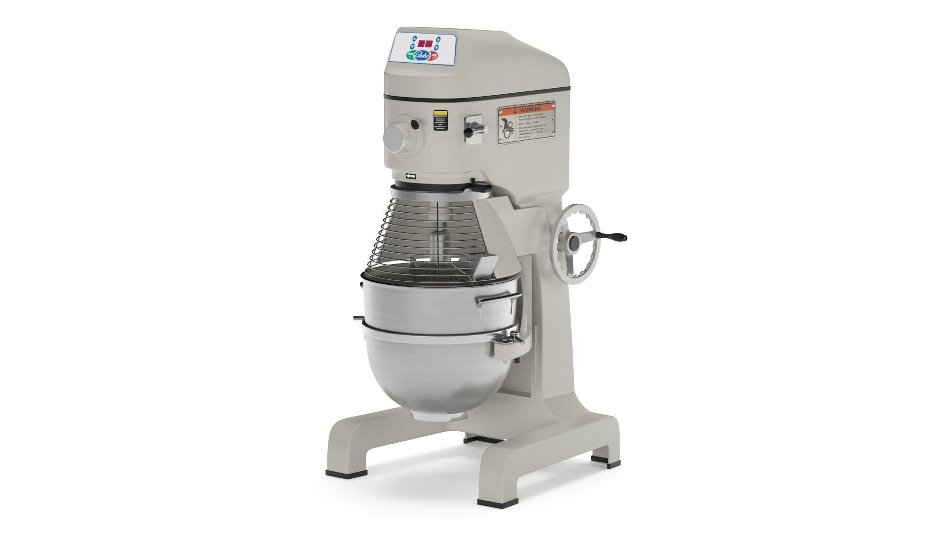 Commercial Planetary Floor Mixer Globe SP40 3D model_32