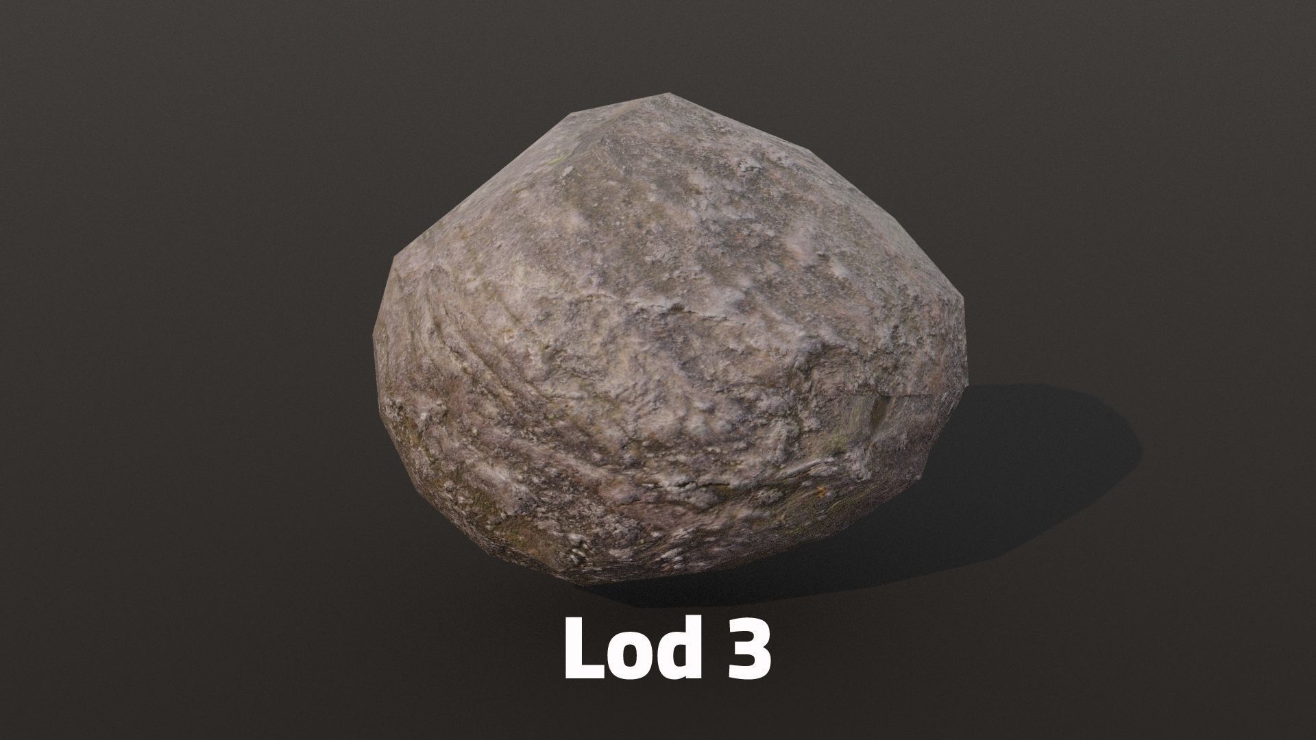 3D Rock 12 PBR Low-poly 3D model_3
