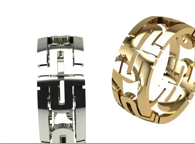 bulgari ring 3D print model