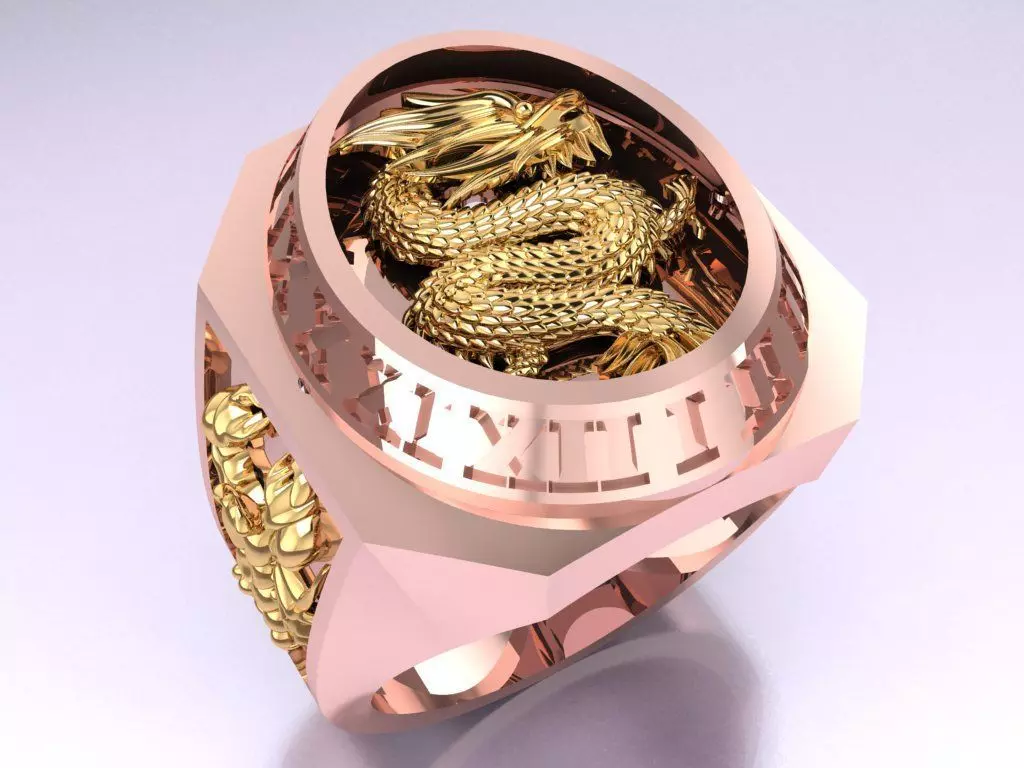Dragon Ring - Scorpion Rings - N5264 3D print model
