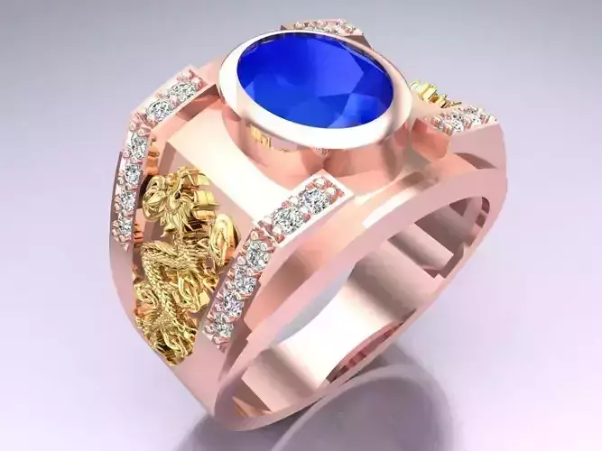 Dragon Ring - Mens Ring - N3845