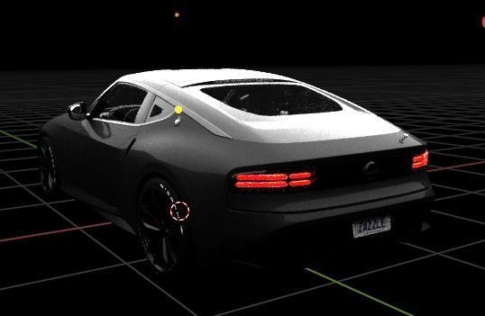 Car nisser Free 3D model_4