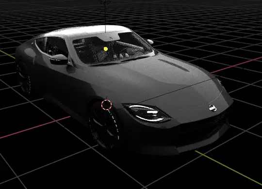 Car nisser Free 3D model_0