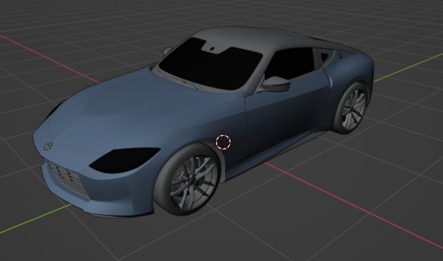 Car nisser Free 3D model_5