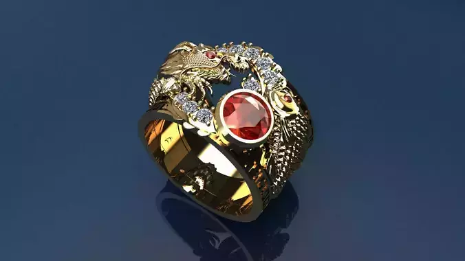 Nhan ca chep hoa rong 3dm