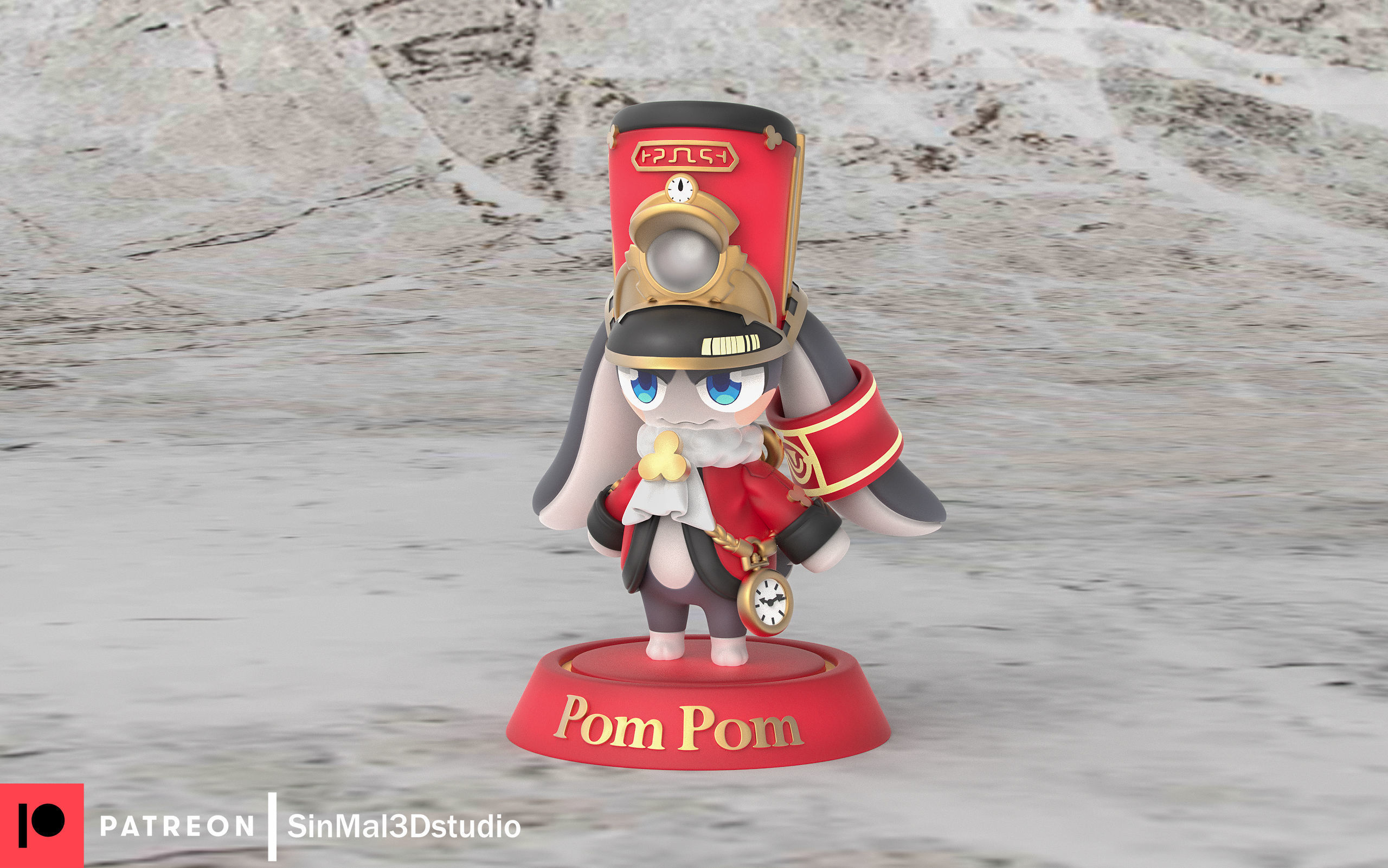 Honkai Star rail PomPom 3d printable figure  3D print model_6
