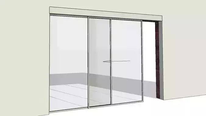 Wall Based Automatic Single Sliding Door