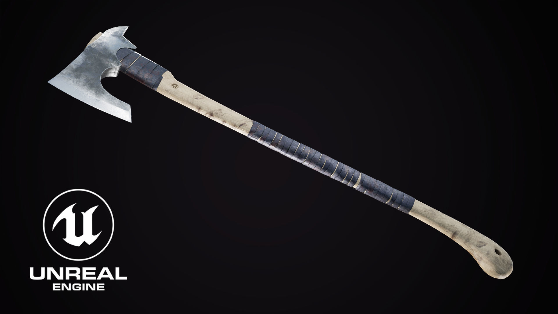 Survival Axe 3D Model Low-poly 3D model_6