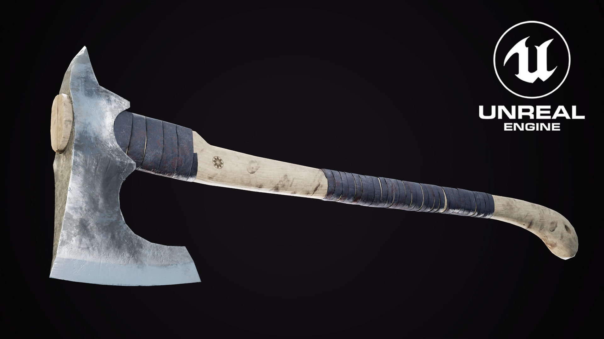 Survival Axe 3D Model Low-poly 3D model_7