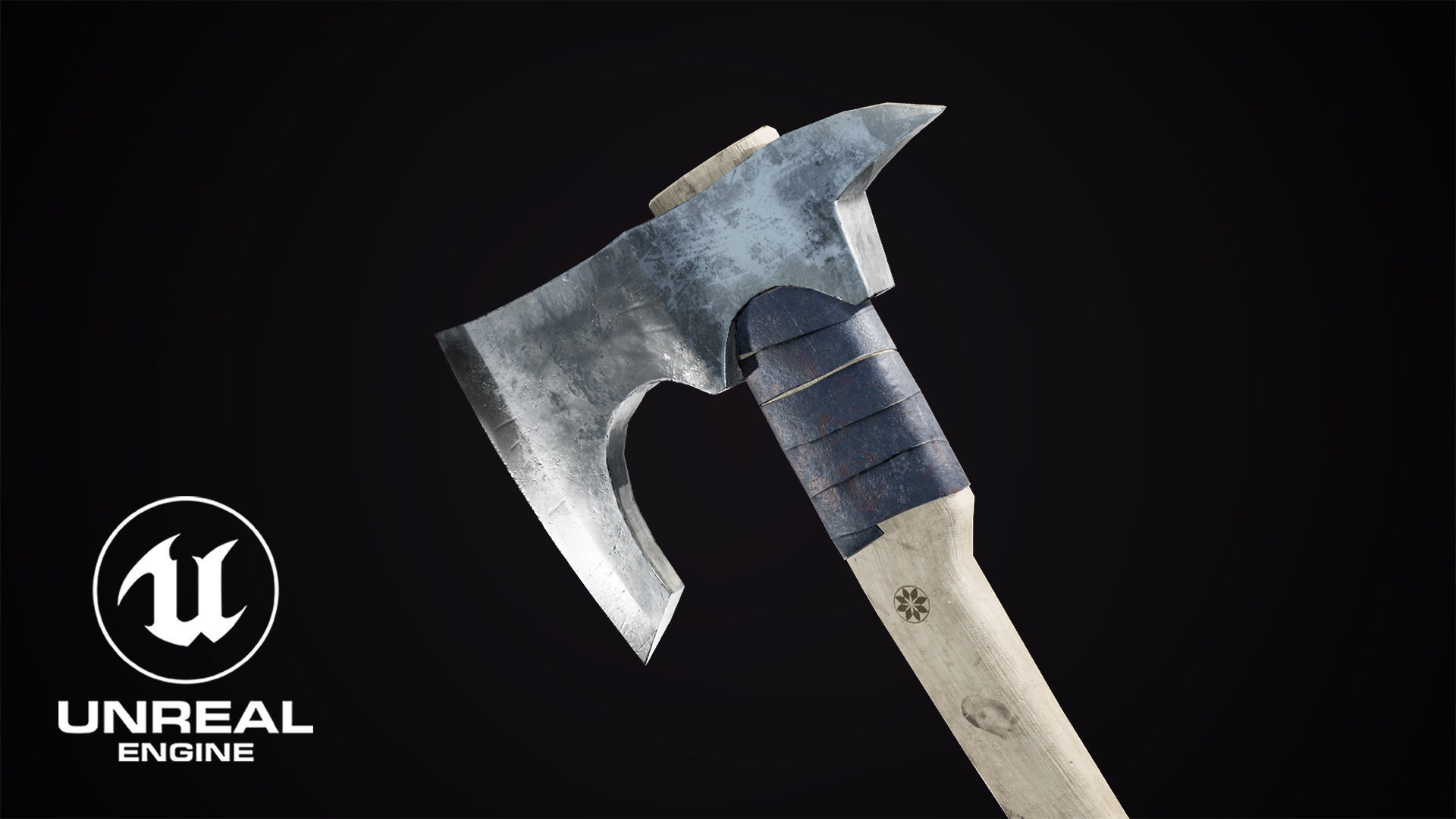 Survival Axe 3D Model Low-poly 3D model_9