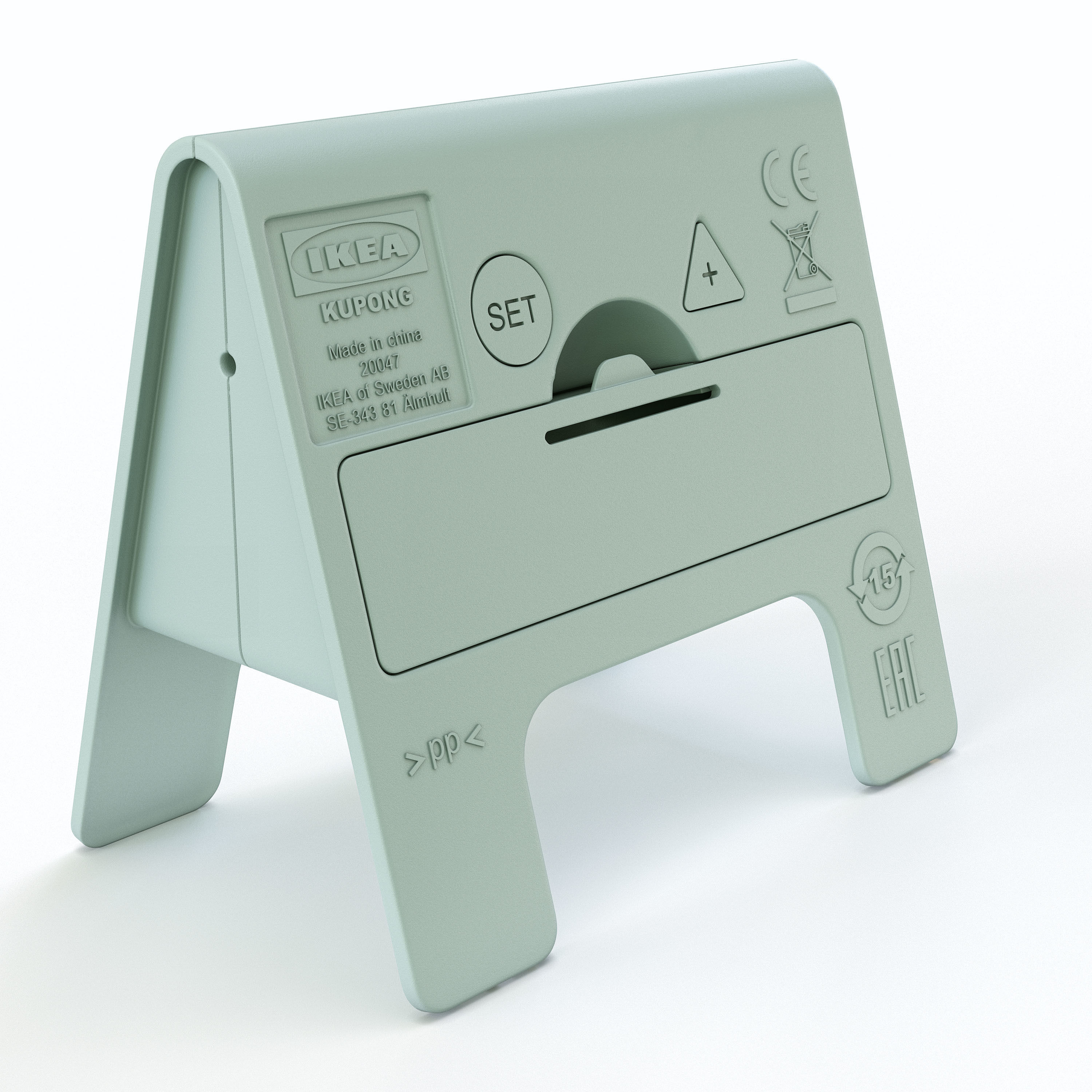 KUPONG Alarm clock 3D model CGTrader