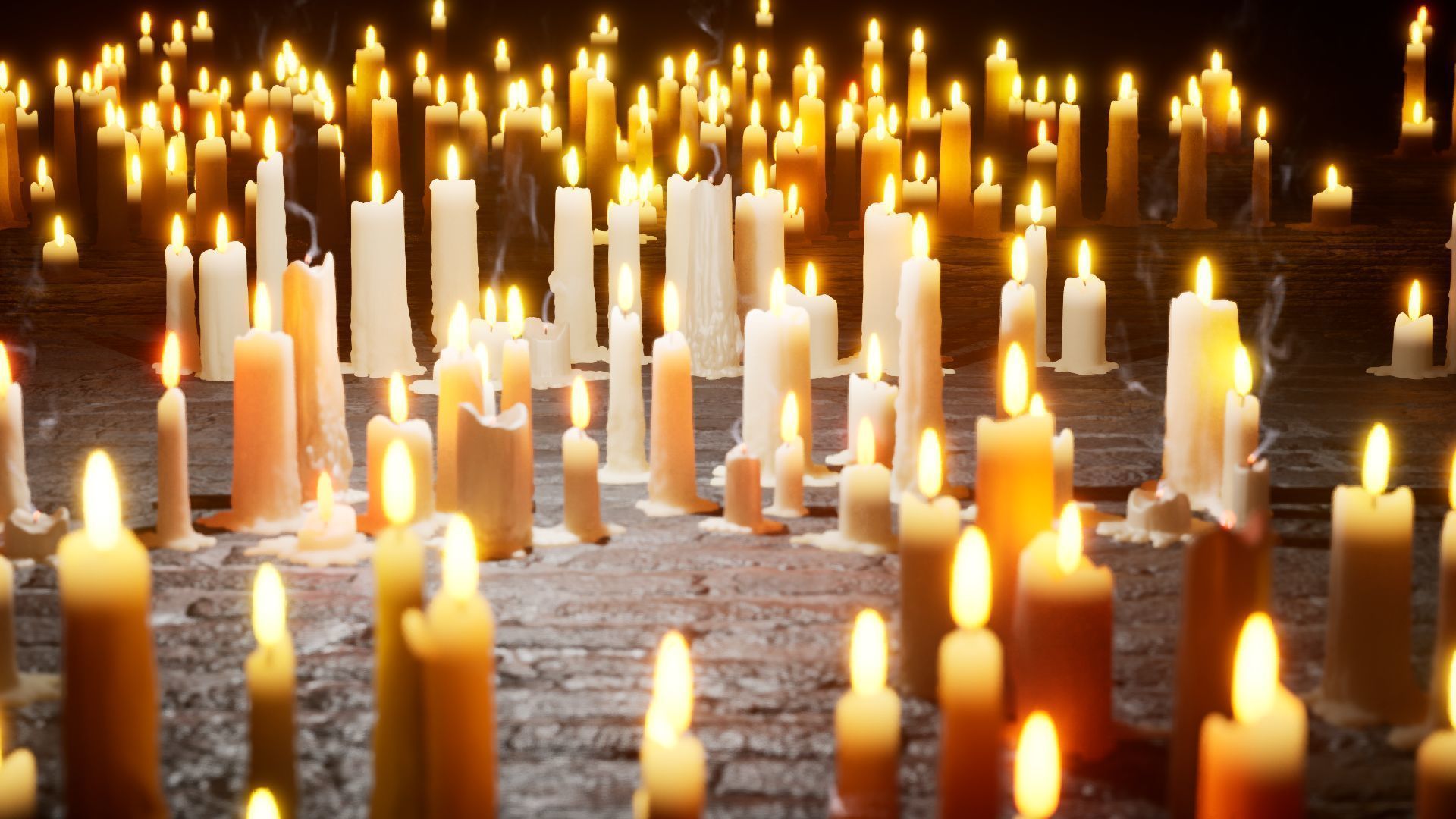 Mega Candles Pack 3D model_5