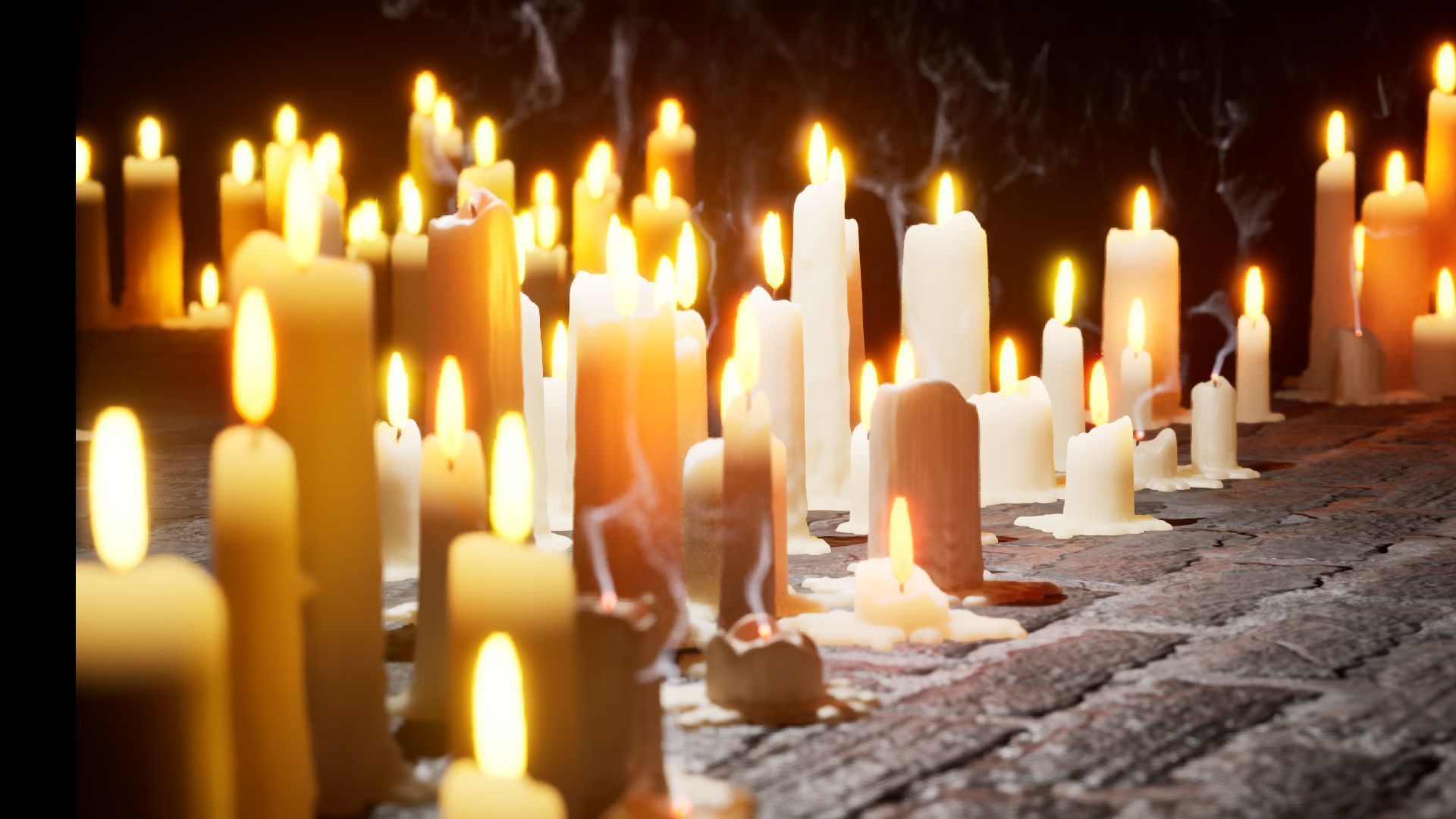 Mega Candles Pack 3D model_7