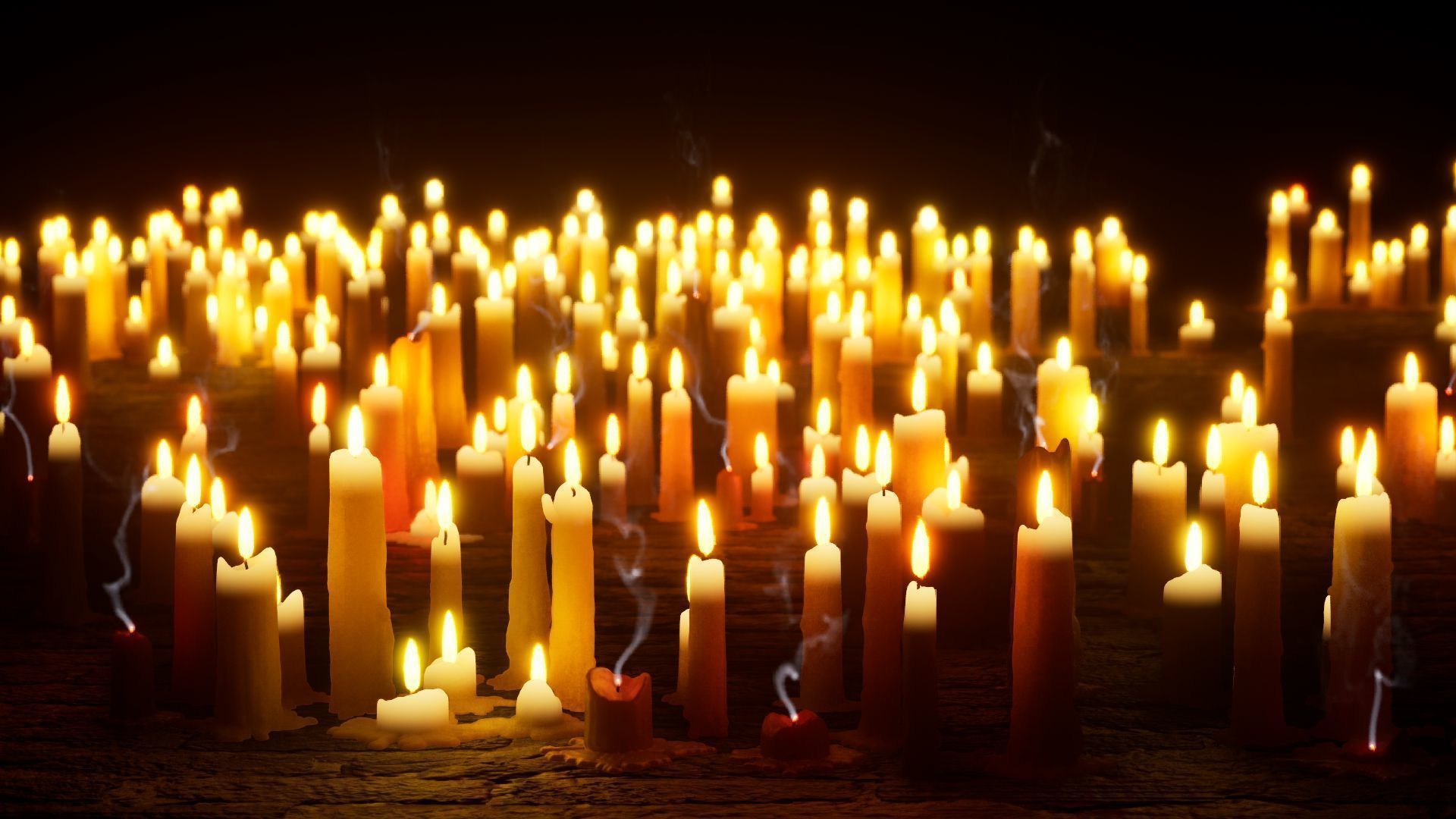 Mega Candles Pack 3D model_3