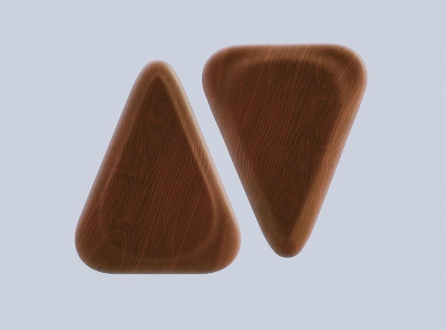 Triangular dishes 3D print model_5