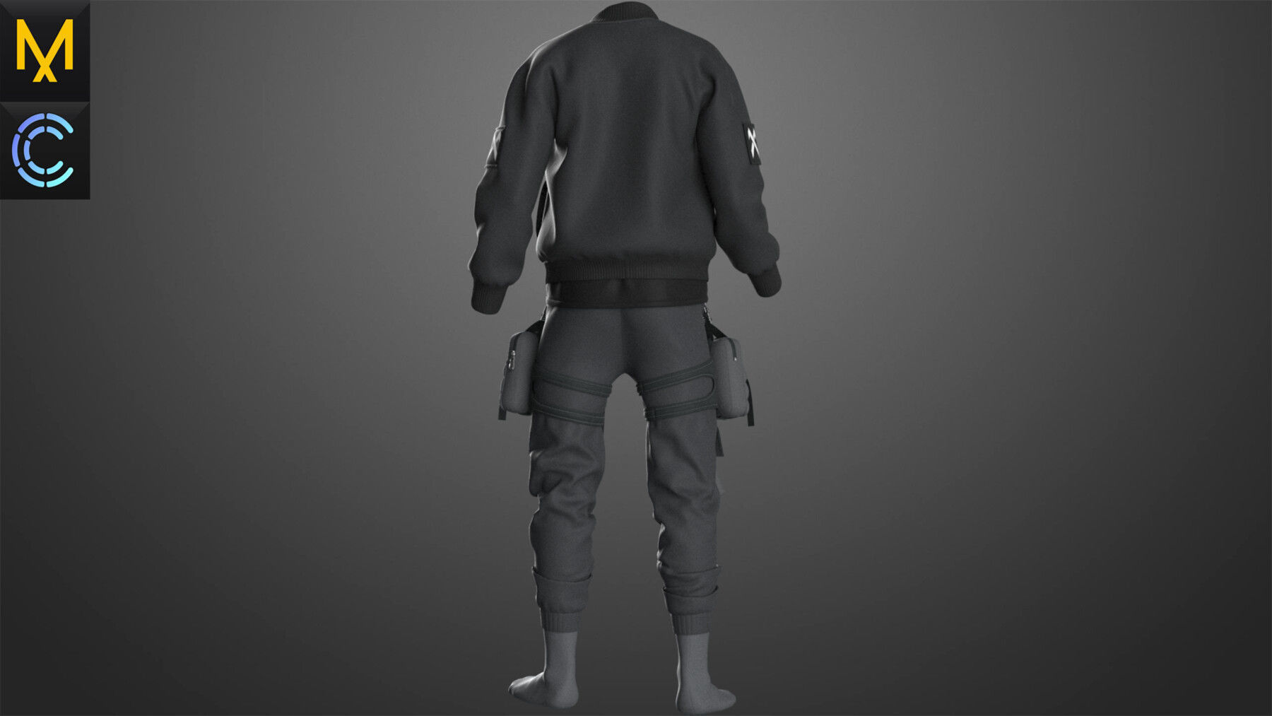 New Outfit Male A-pose OBJ mtl FBX ZPRJ mtl FBX ZPRJ 3D model_6