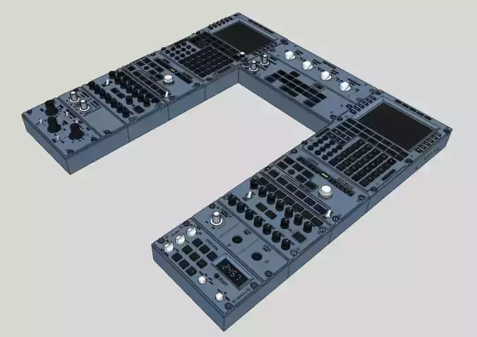 A320 Full pedestal - PCB Compatible 3D print model