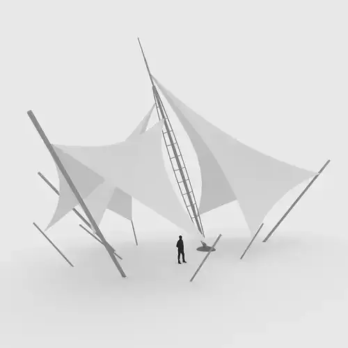 Membrane Tensile 3 3D model