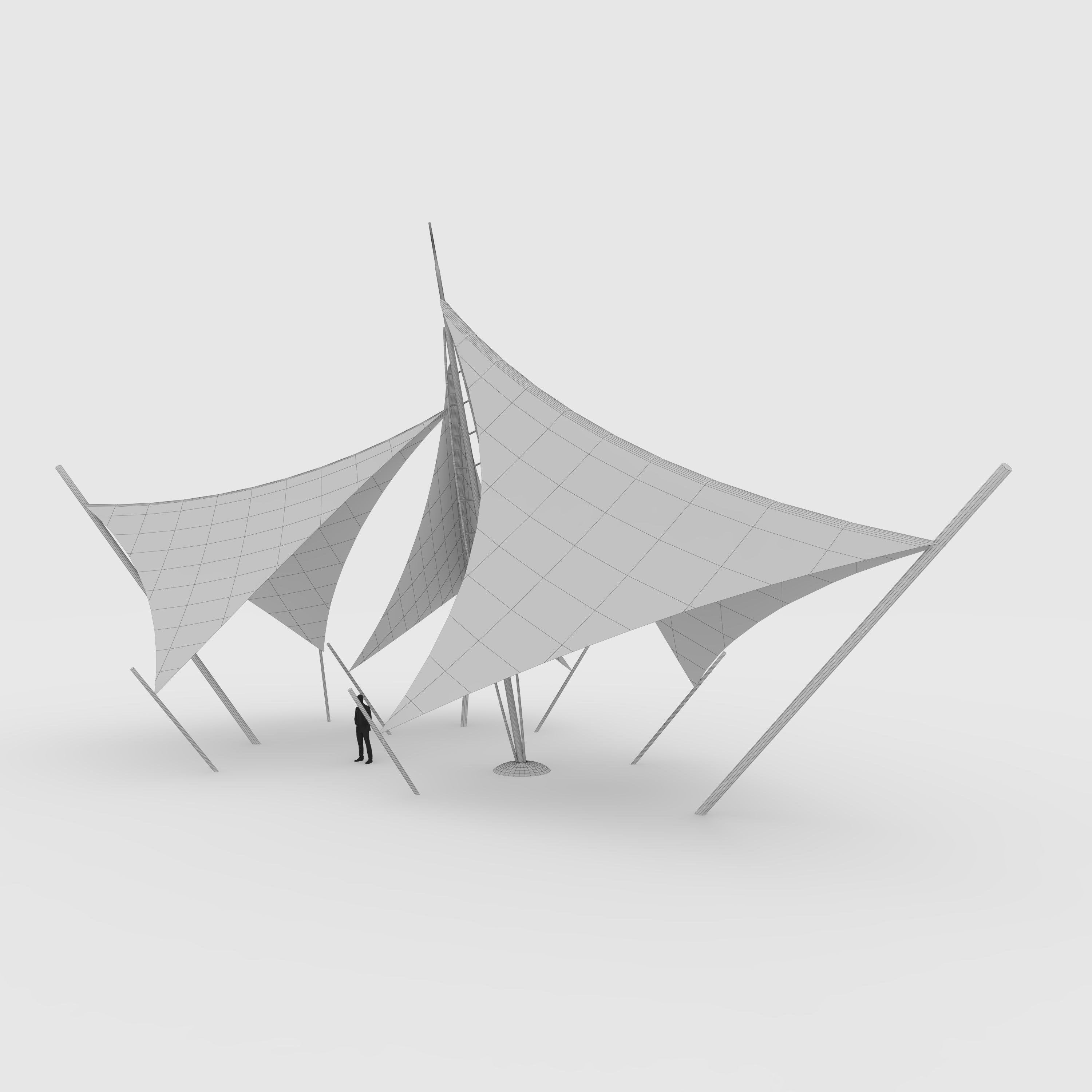 Membrane Tensile 3 3D model_5