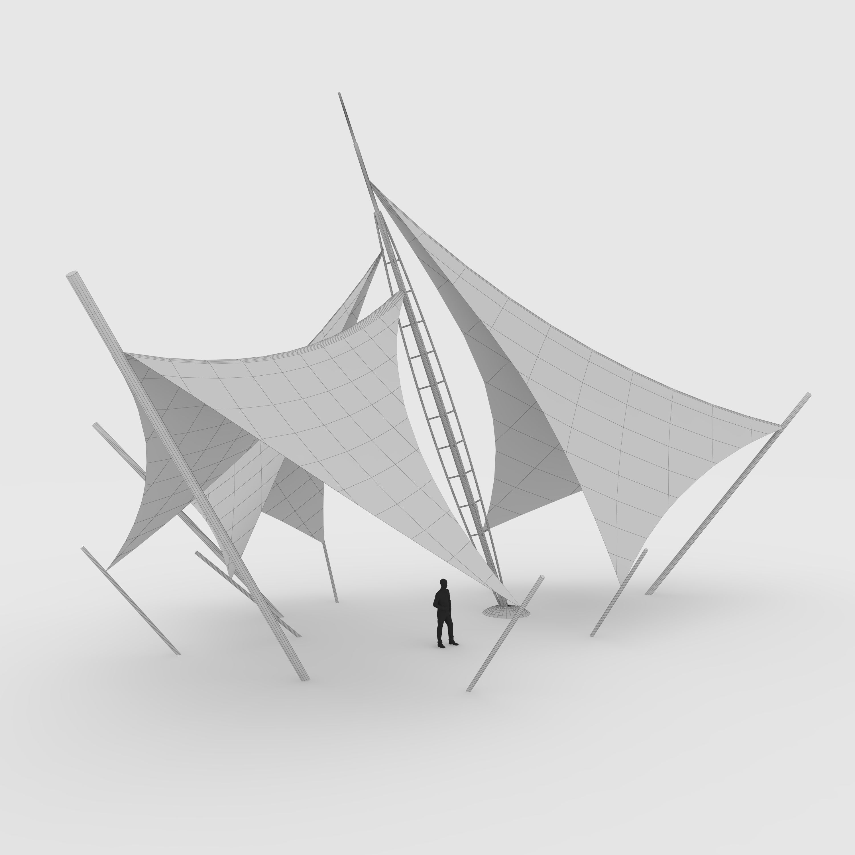 Membrane Tensile 3 3D model_1