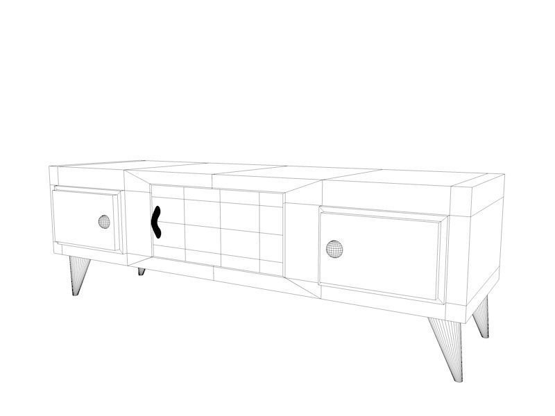 TVtable 3D model_1