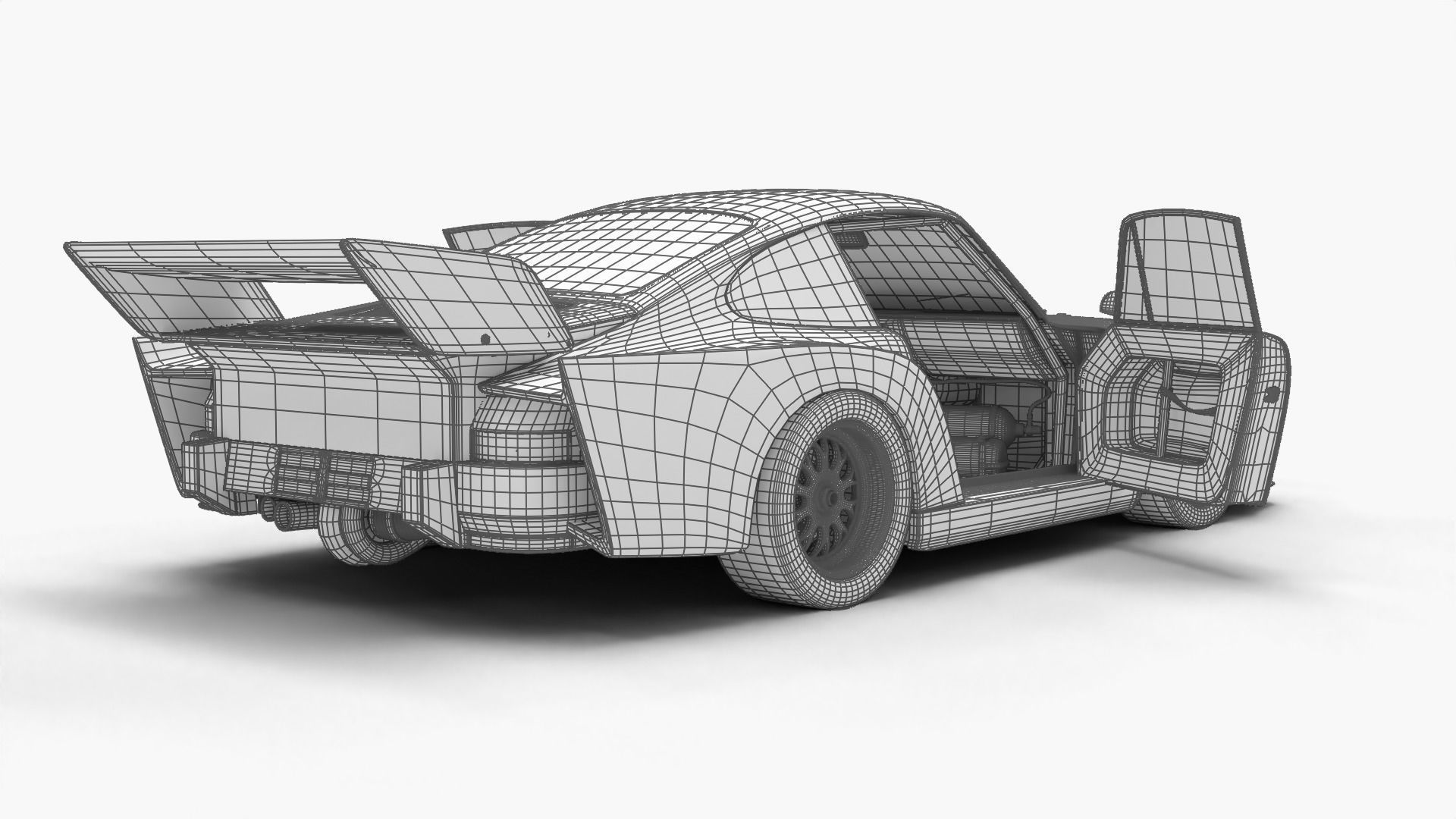 Porsche 935 K2 1977 Kremer  Racing HQ 3D model_28