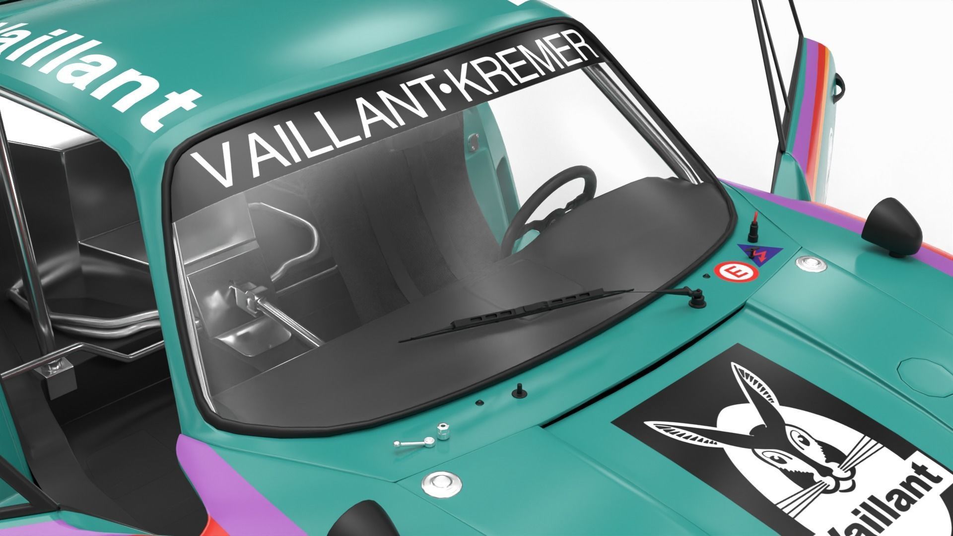 Porsche 935 K2 1977 Kremer  Racing HQ 3D model_9