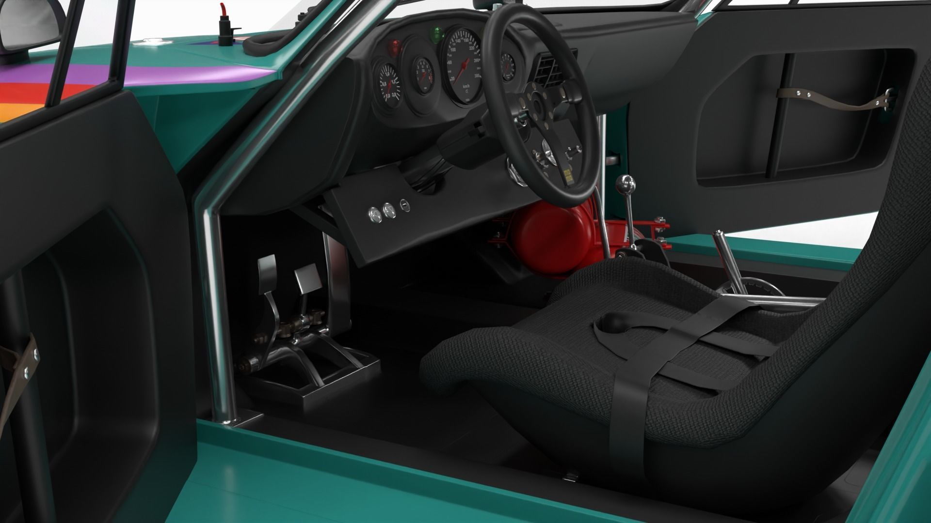 Porsche 935 K2 1977 Kremer  Racing HQ 3D model_16