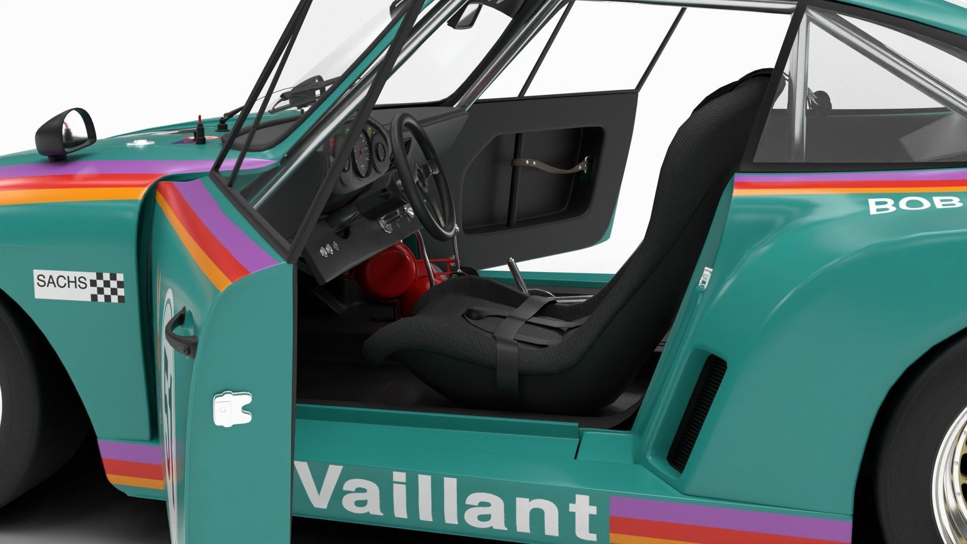 Porsche 935 K2 1977 Kremer  Racing HQ 3D model_14