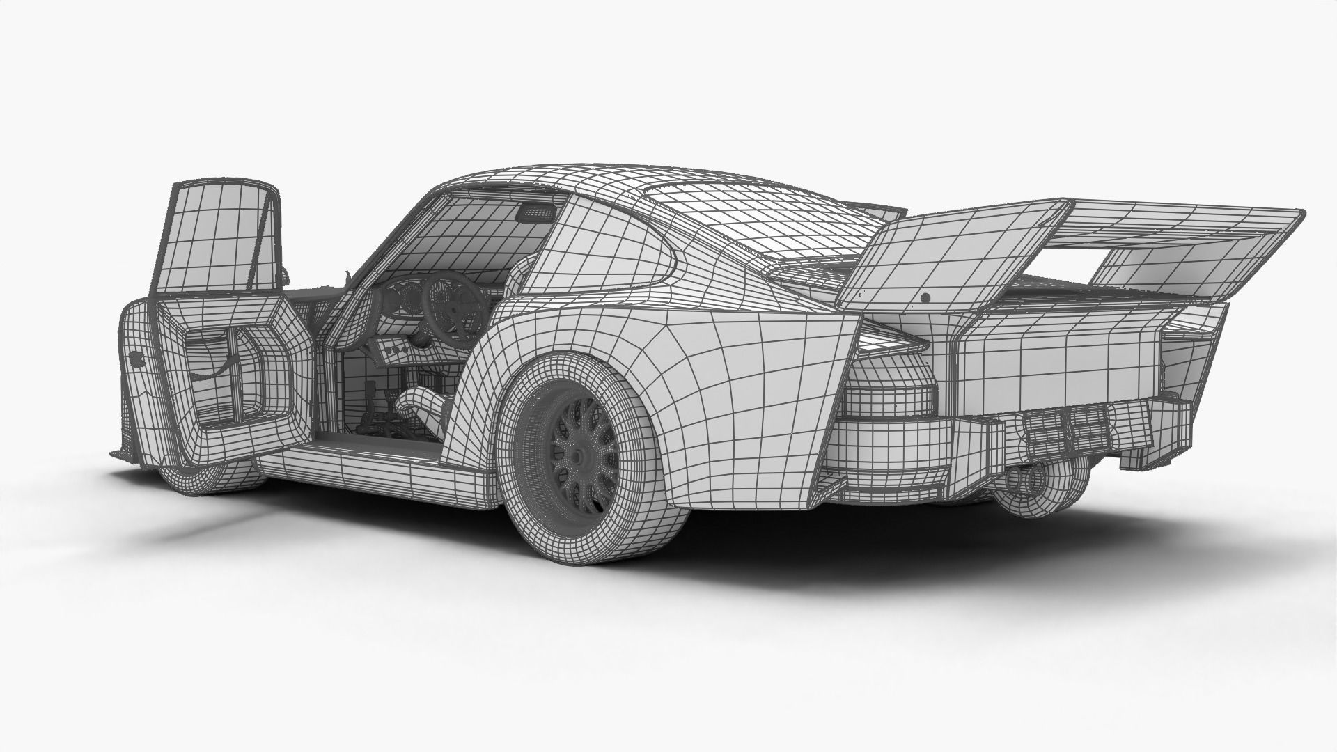 Porsche 935 K2 1977 Kremer  Racing HQ 3D model_29