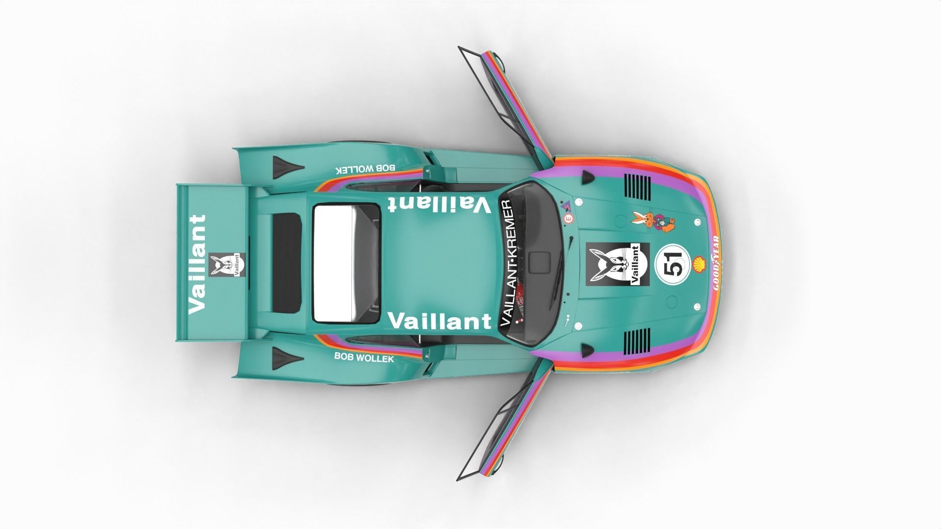 Porsche 935 K2 1977 Kremer  Racing HQ 3D model_18