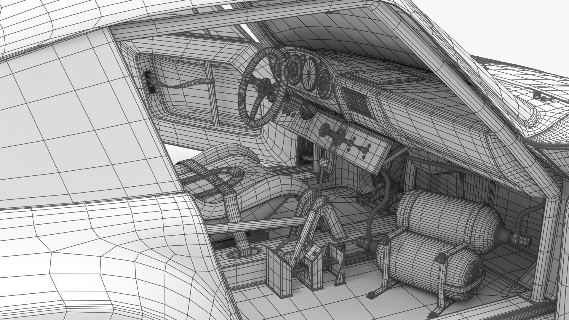 Porsche 935 K2 1977 Kremer  Racing HQ 3D model_42
