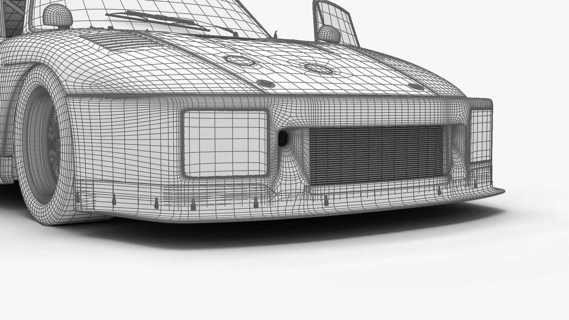 Porsche 935 K2 1977 Kremer  Racing HQ 3D model_33