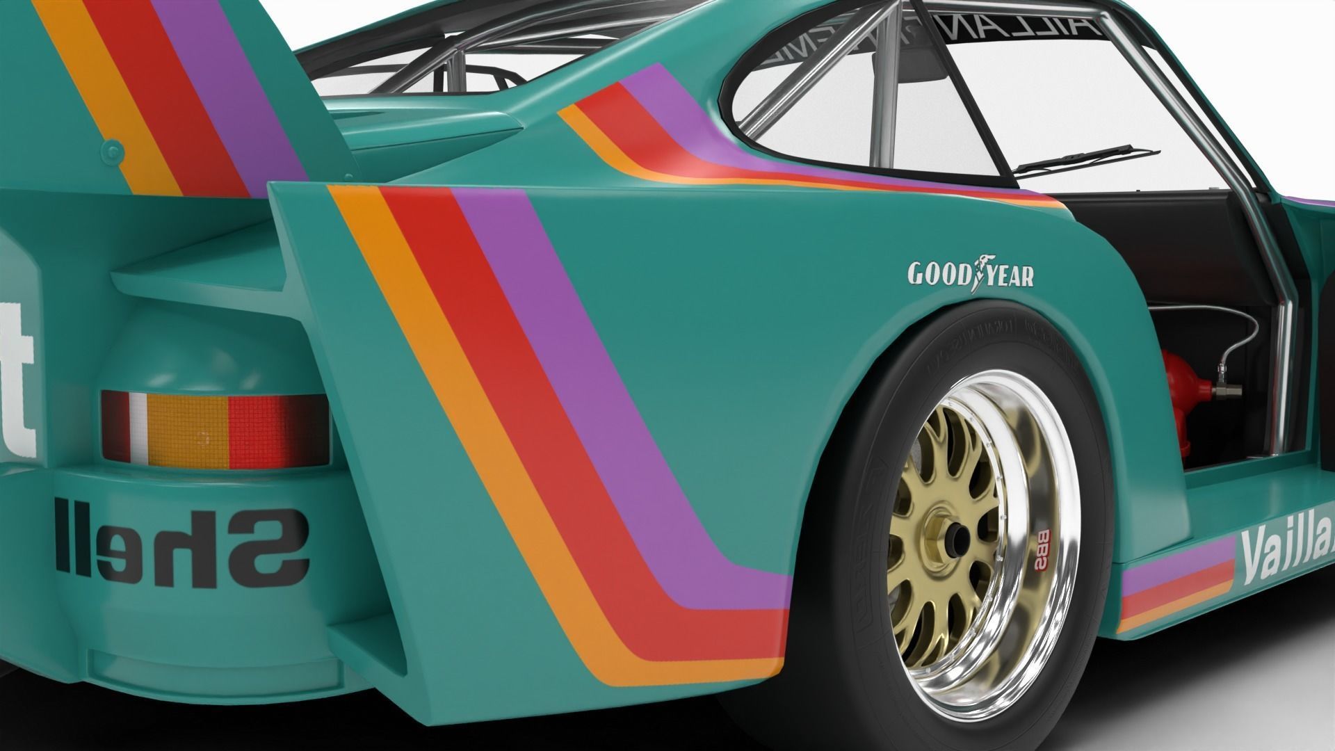 Porsche 935 K2 1977 Kremer  Racing HQ 3D model_11
