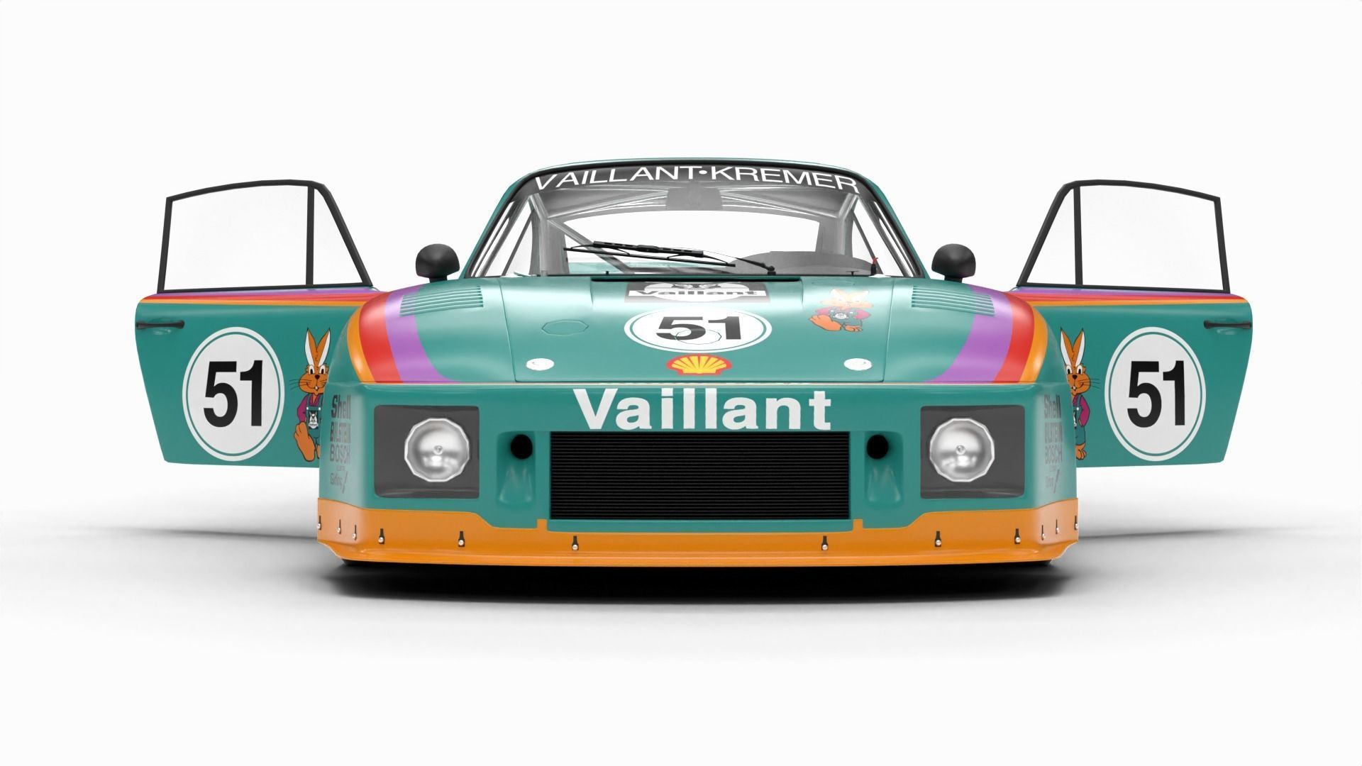 Porsche 935 K2 1977 Kremer  Racing HQ 3D model_19