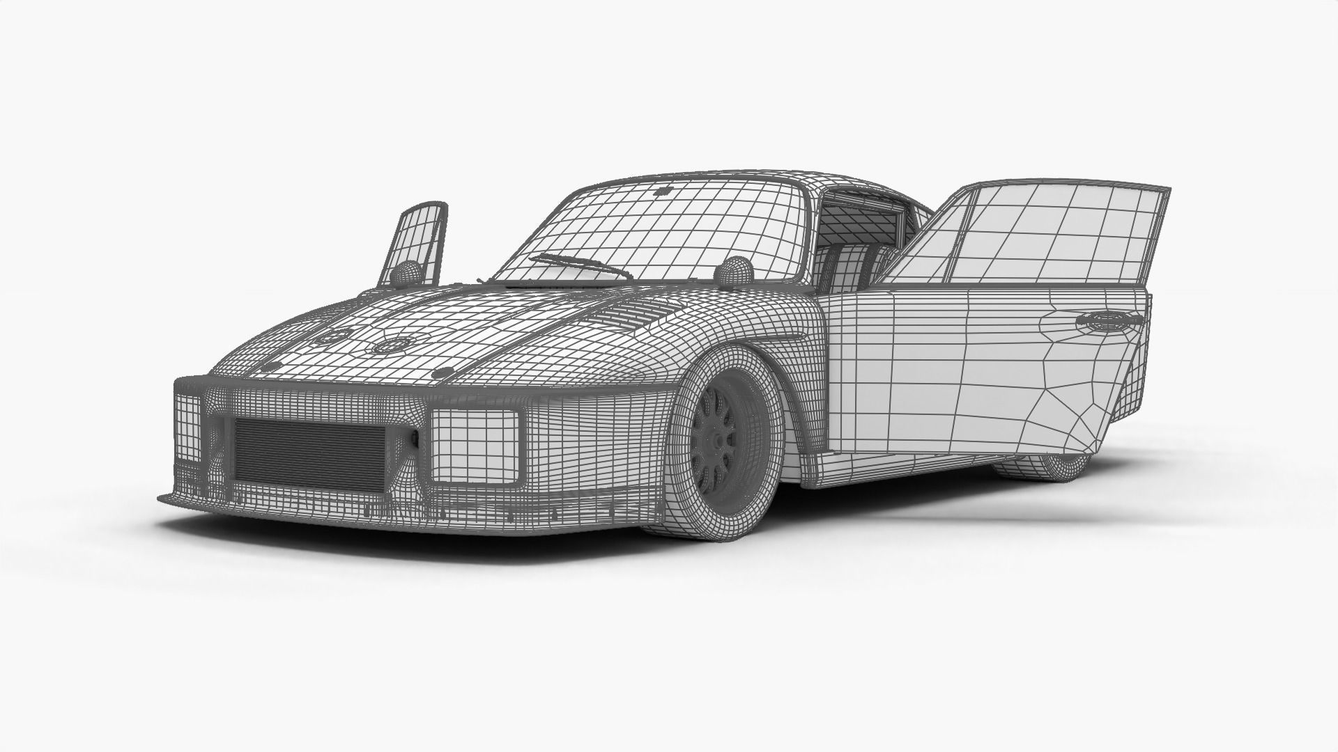 Porsche 935 K2 1977 Kremer  Racing HQ 3D model_27