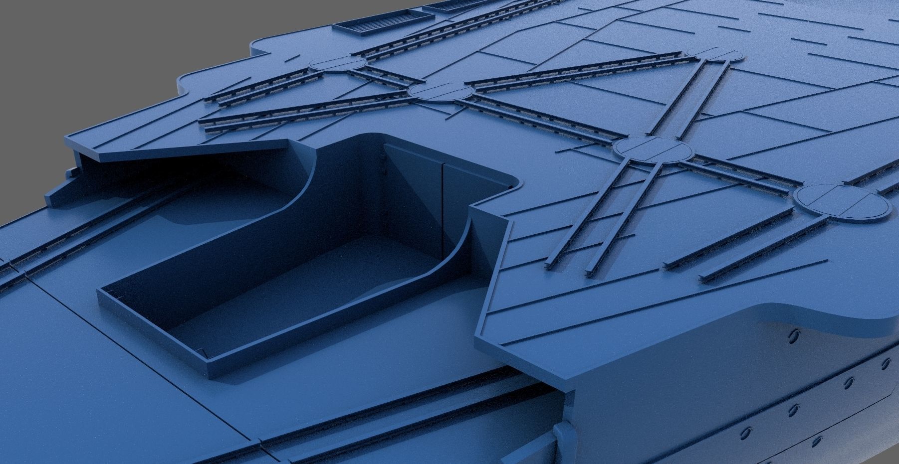 Battleship Yamato Hull - Personal license - 1-200 scale 3D print model_4