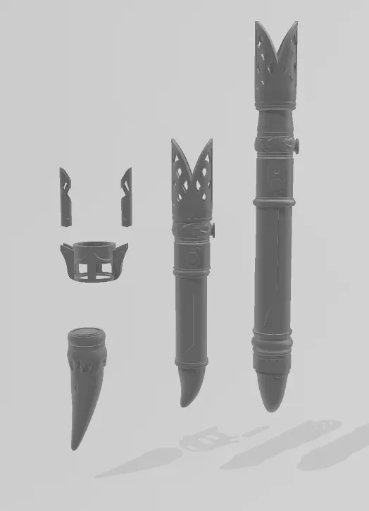 Jedi Survivor Hunter lightsaber 3D print model