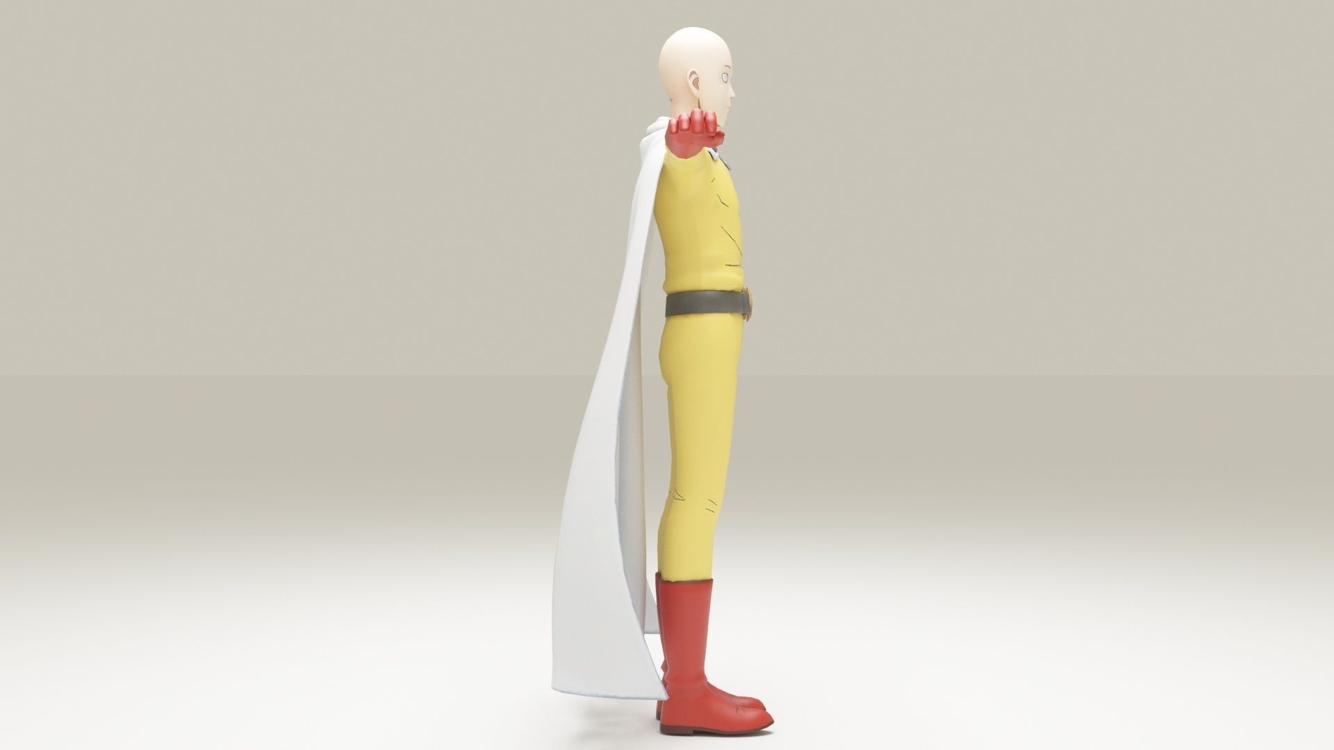 Saitama - One Punch Man 3D model_5