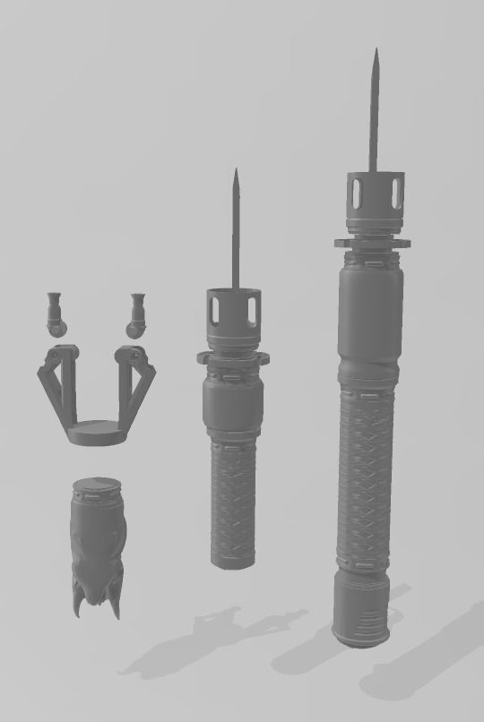 Jedi Survivor Justice lightsaber 3D print model_1