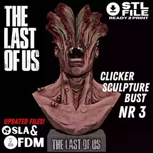 The Last Of Us Clicker 3 3D print model