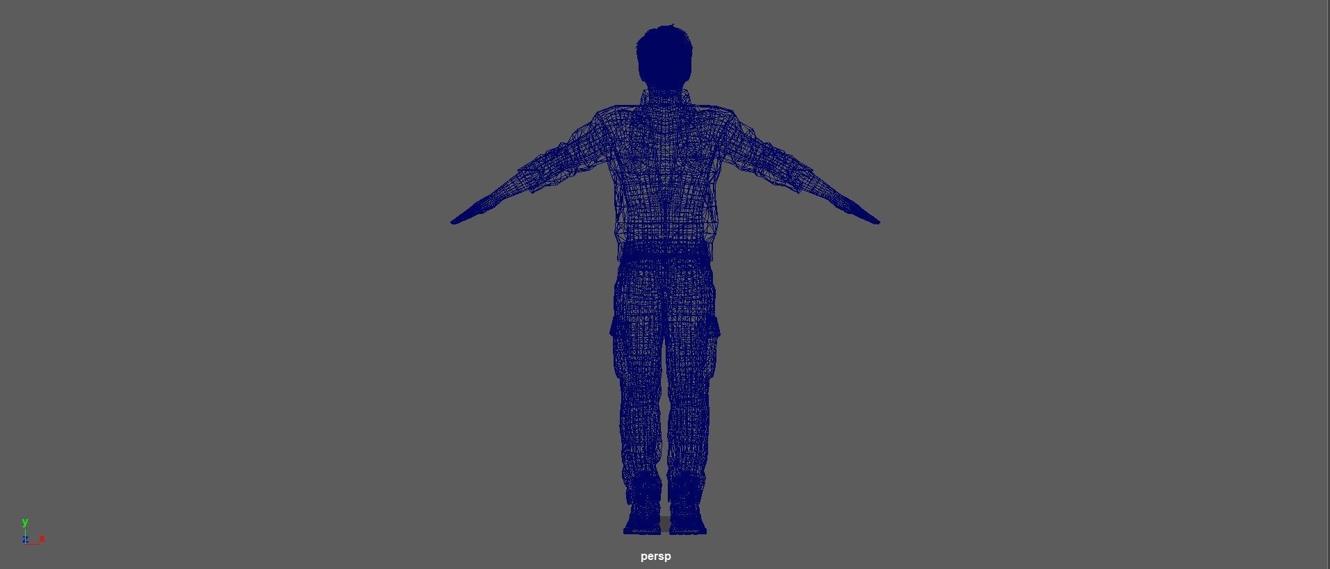 Tom Holland  Low-poly 3D model_40