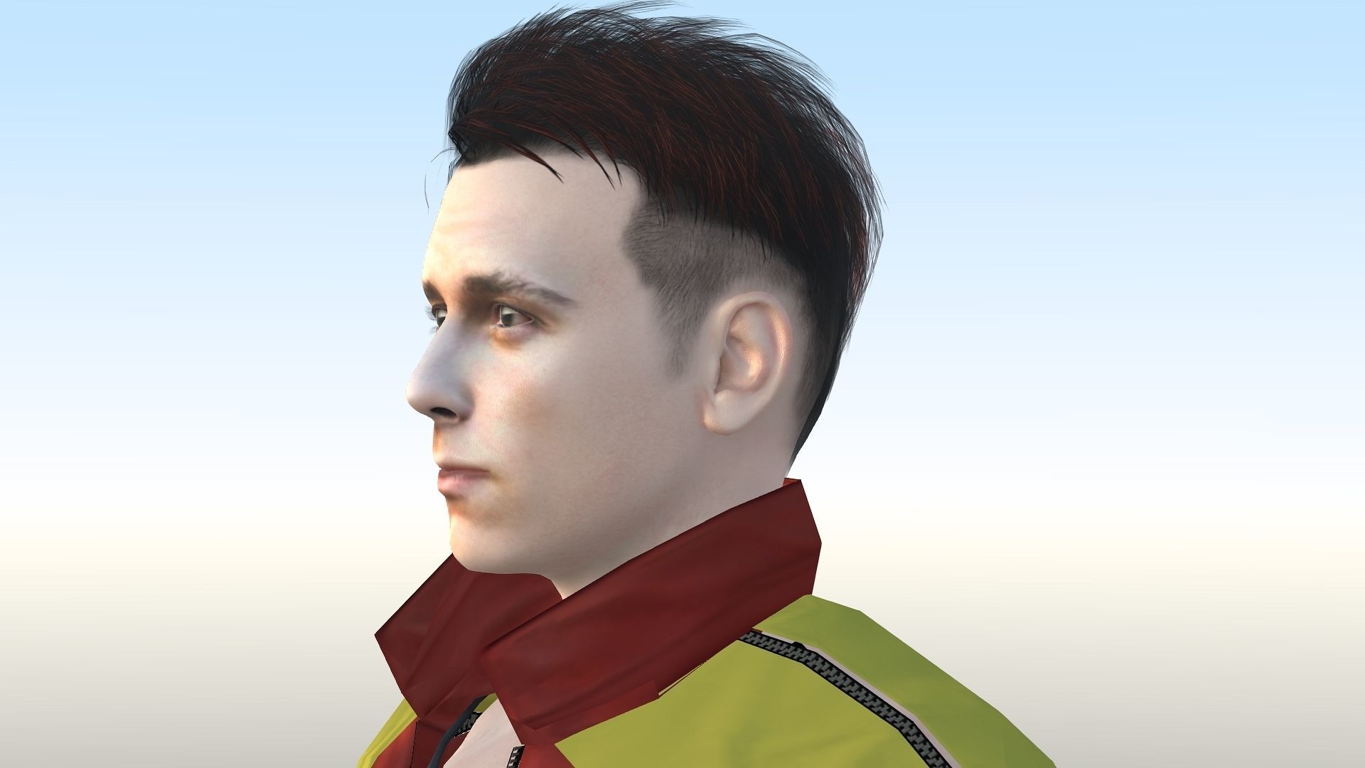 Tom Holland  Low-poly 3D model_26