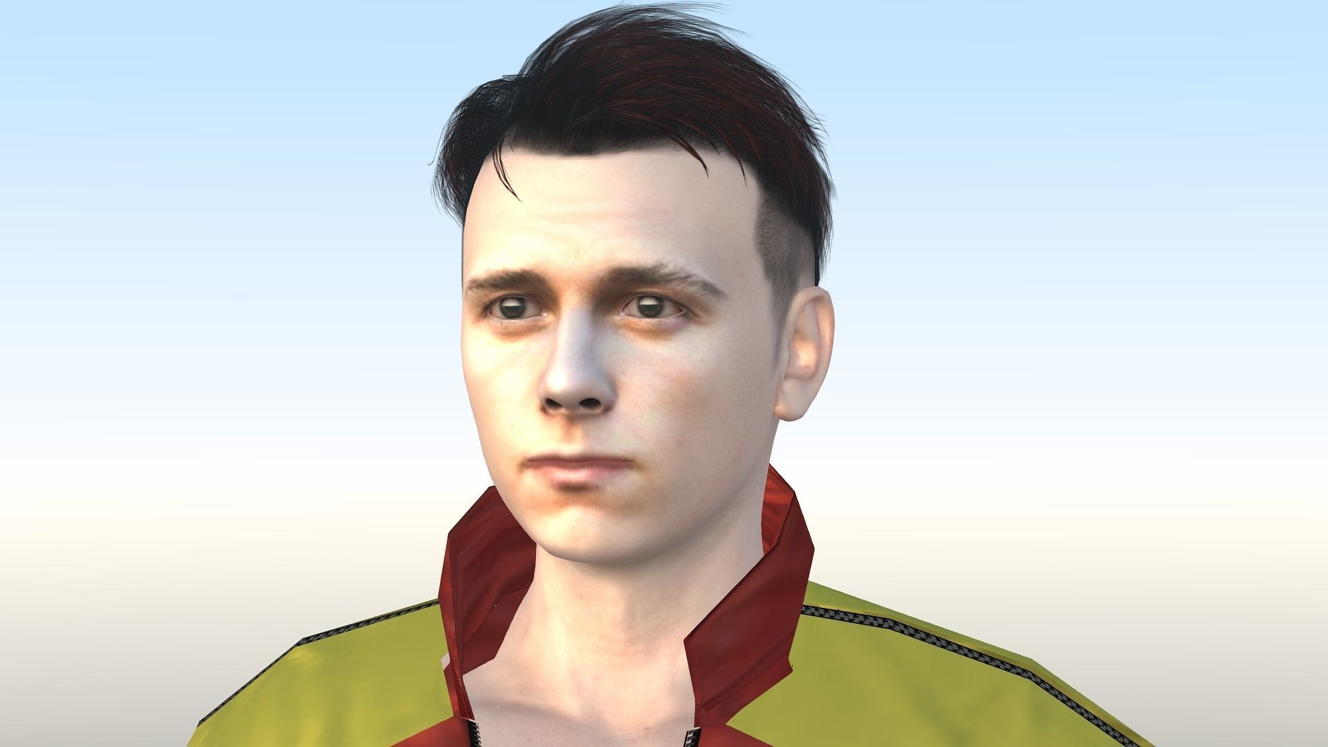 Tom Holland  Low-poly 3D model_30